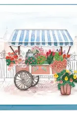 Quilling Card Quilled Flower Cart Card