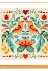 Quilling Card Quilled Folk Art Card