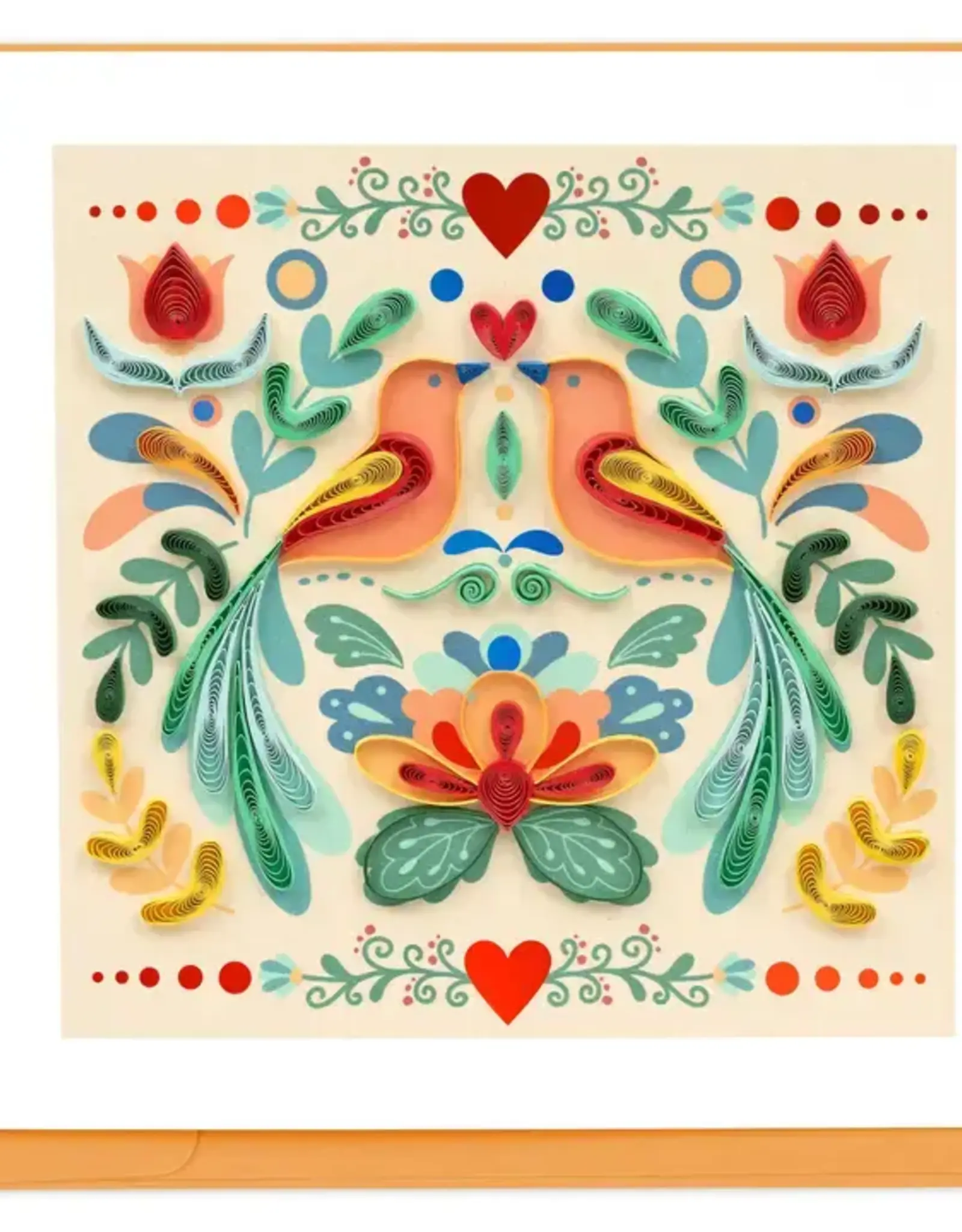 Quilling Card Quilled Folk Art Card