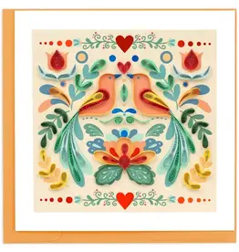 Quilling Card Quilled Folk Art Card