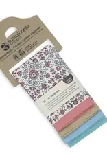 Sustainable Threads Lily Reverie block print Cotton Napkins - Set of 4