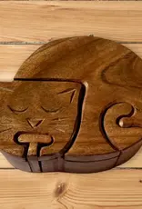Hopes Unlimited Cat Puzzle Box