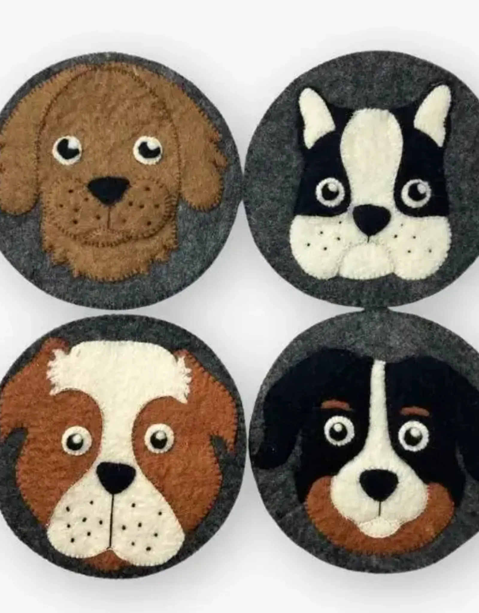 Ganesh Himal Dog Felt Trivet - Assorted