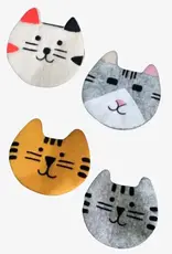 Ganesh Himal Cat Felt Trivet - Assorted