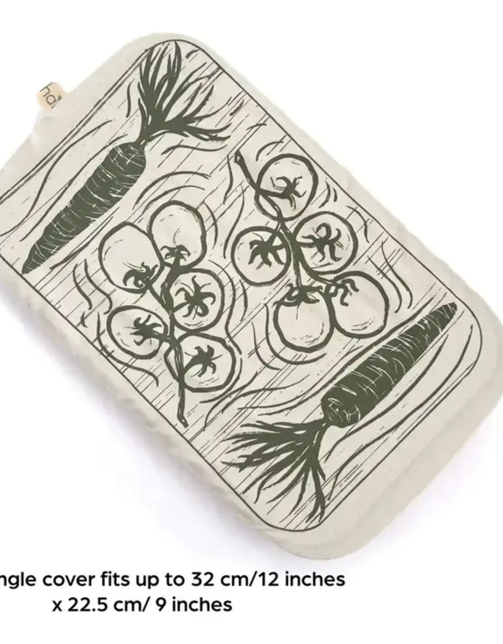 Halo Dish Covers Halo Bowl Cover Farm to Table Print  - Rectangle Cover