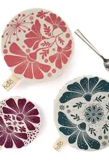Halo Dish Covers Halo Bowl Cover Retrobloom Print  - Small Set of 3