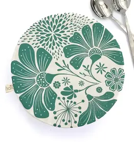 Halo Dish Covers Halo Bowl Cover Retrobloom Print  - Large Single Cover