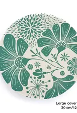 Halo Dish Covers Halo Bowl Cover Retrobloom Print  - Large Single Cover