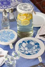 Halo Dish Covers Halo Bowl Cover Flower Print  - Small Set of 3