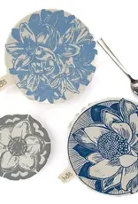 Halo Dish Covers Halo Bowl Cover Flower Print  - Small Set of 3