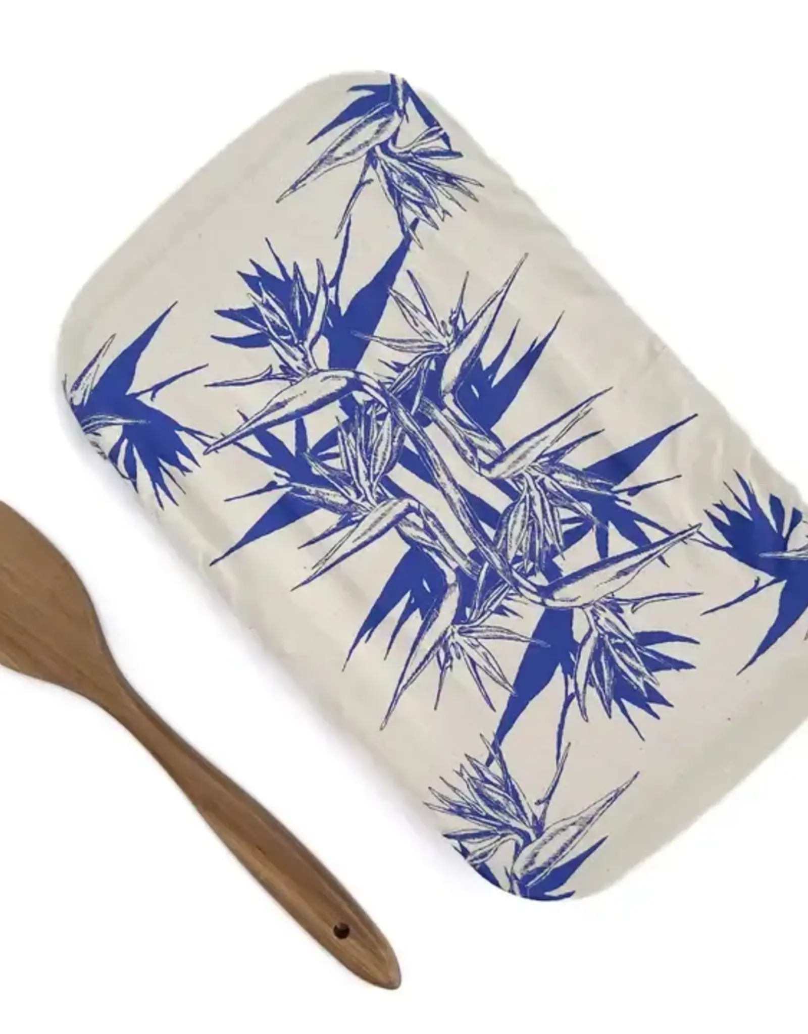 Halo Dish Covers Halo Bowl Cover Flower Print  - Rectangle Cover