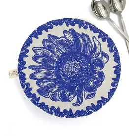 Halo Dish Covers Halo Bowl Cover Flower Print  - Large Single Cover