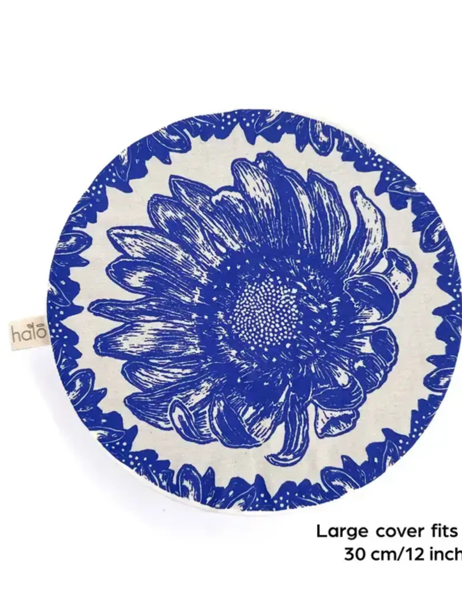 Halo Dish Covers Halo Bowl Cover Flower Print  - Large Single Cover