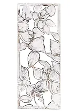 Balizen White Bougainvillea Wooden Wall Art