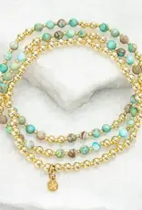 Starfish Project Light We Carry Bracelet Set in Turquoise