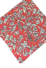 Hopes Unlimited Printed Cotton Napkins Red Floral