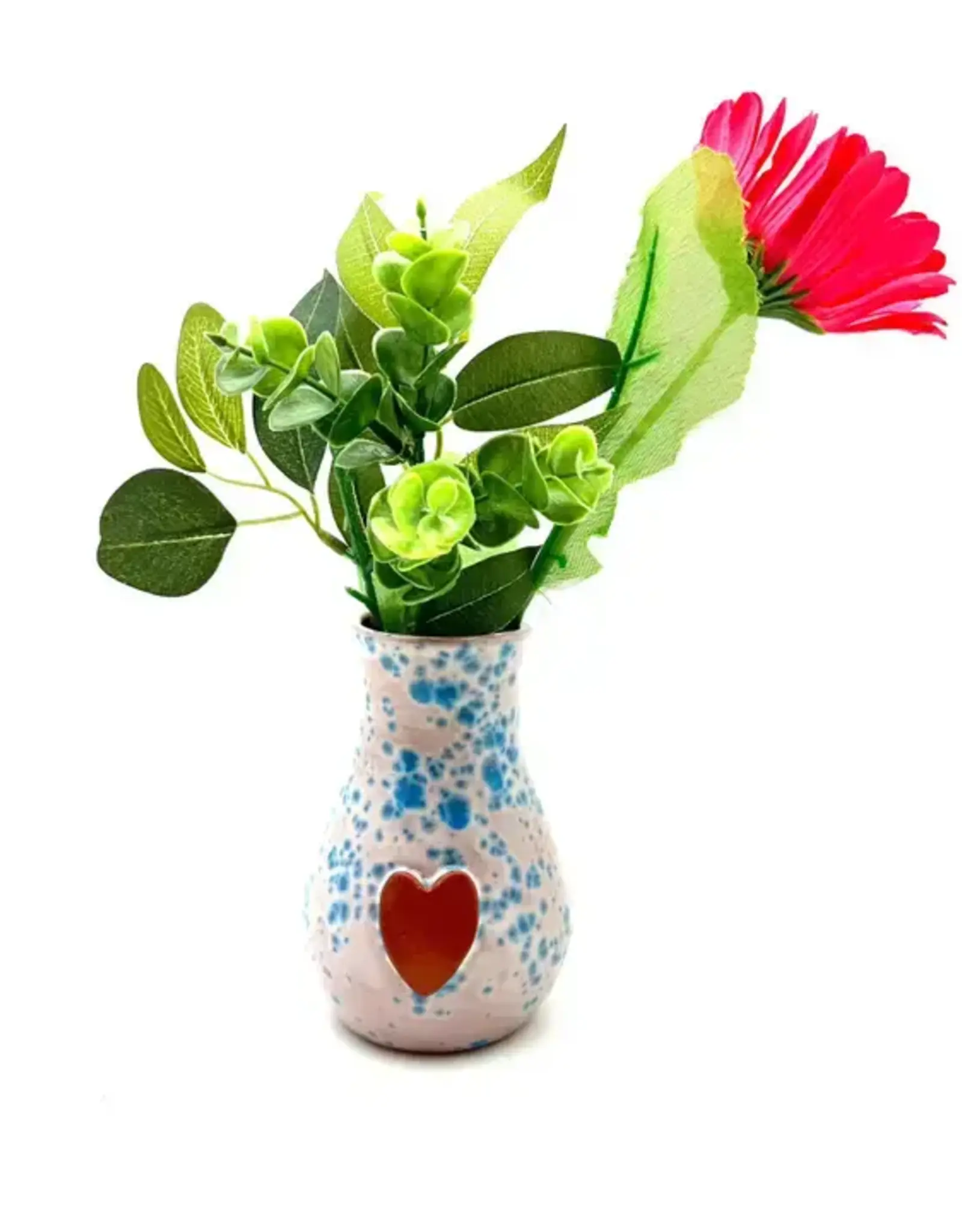 Papillon Enamel Calliope Heart Vase