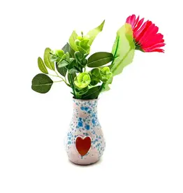 Papillon Enamel Calliope Heart Vase