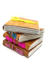 Papillon Leather Color Splash Journal (Assorted Colors)