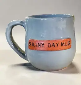Papillon Haitian Clay Mug - Rainy Day