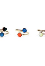 Minga Fair Trade Mini Twin Stone Ring