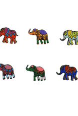 Minga Fair Trade Bright Wooden Stud Earrings (Assorted)