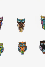Minga Fair Trade Bright Wooden Stud Earrings (Assorted)
