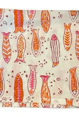 Hopes Unlimited Printed Cotton Napkins Fish