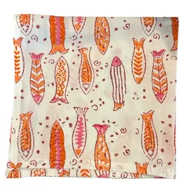 Hopes Unlimited Printed Cotton Napkins Fish