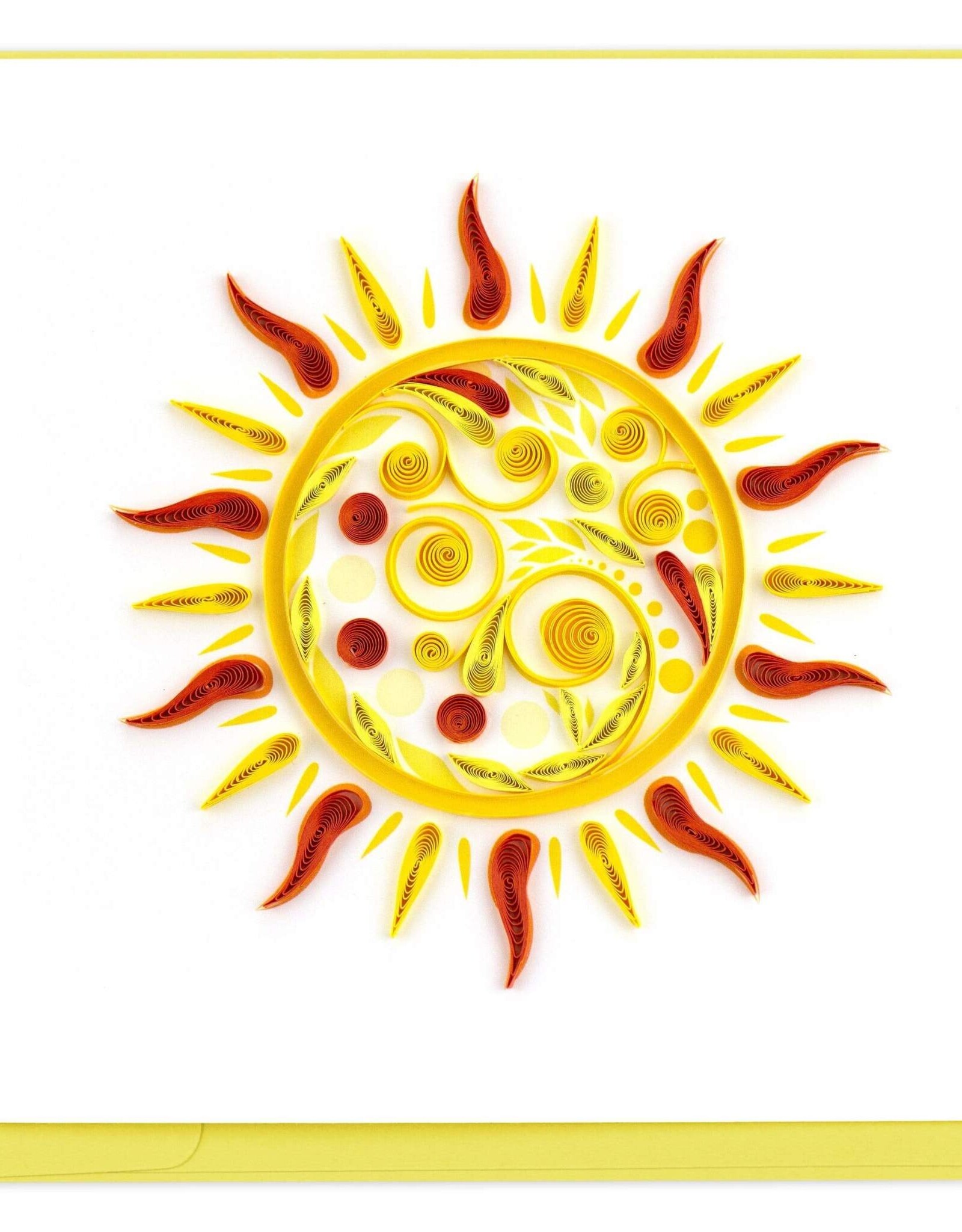 Quilling Card Quilled Sun Greeting Card
