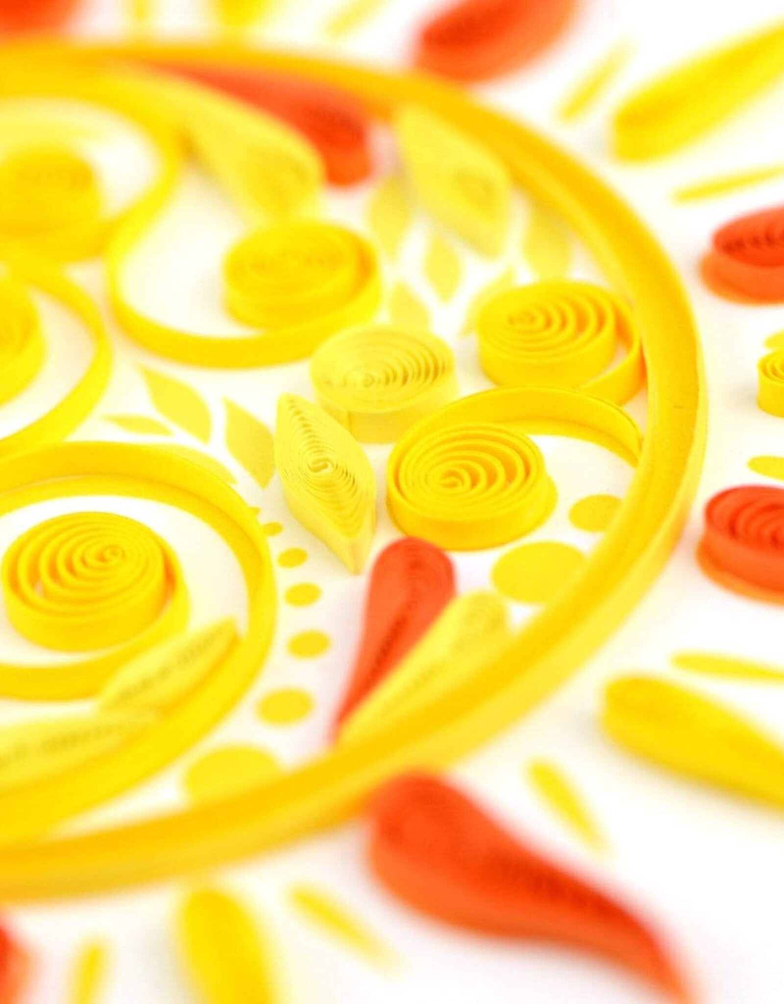 Quilling Card Quilled Sun Greeting Card