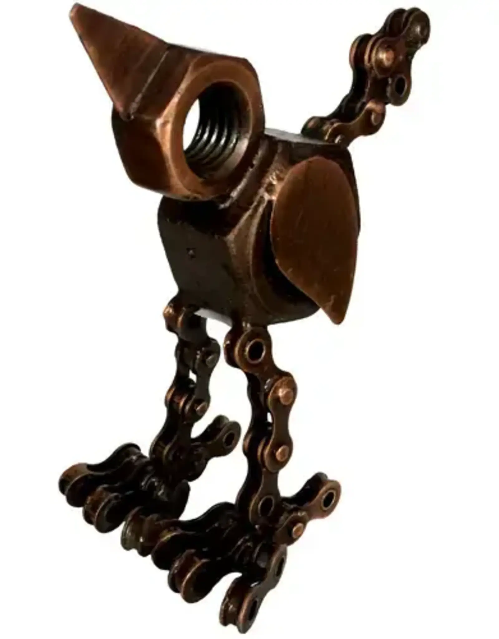 One World Projects Bird Junkyard Sculpture