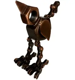 One World Projects Bird Junkyard Sculpture