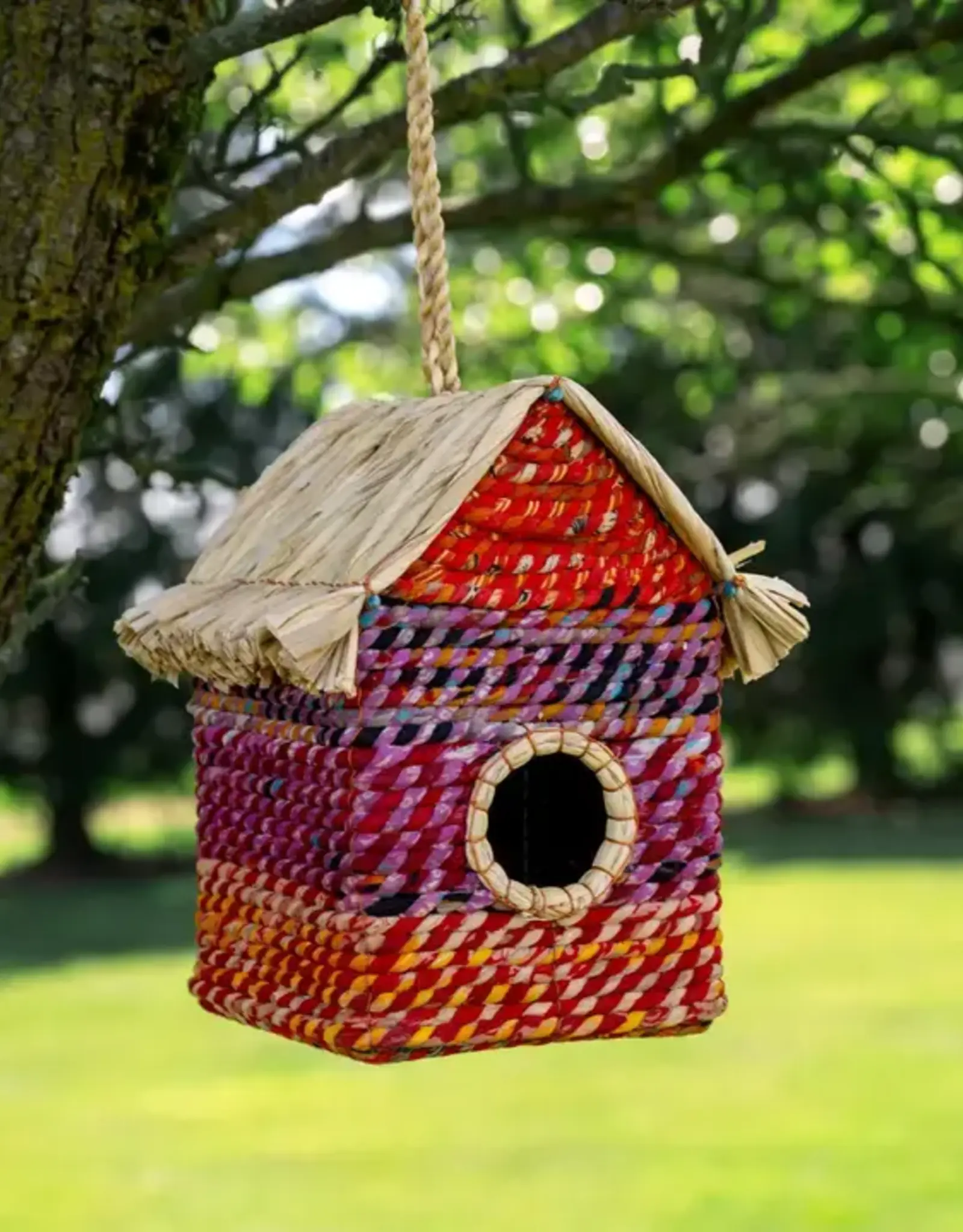 Ten Thousand Villages Nira Sari Bird House