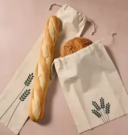 Ten Thousand Villages Linen Bread Bag Set