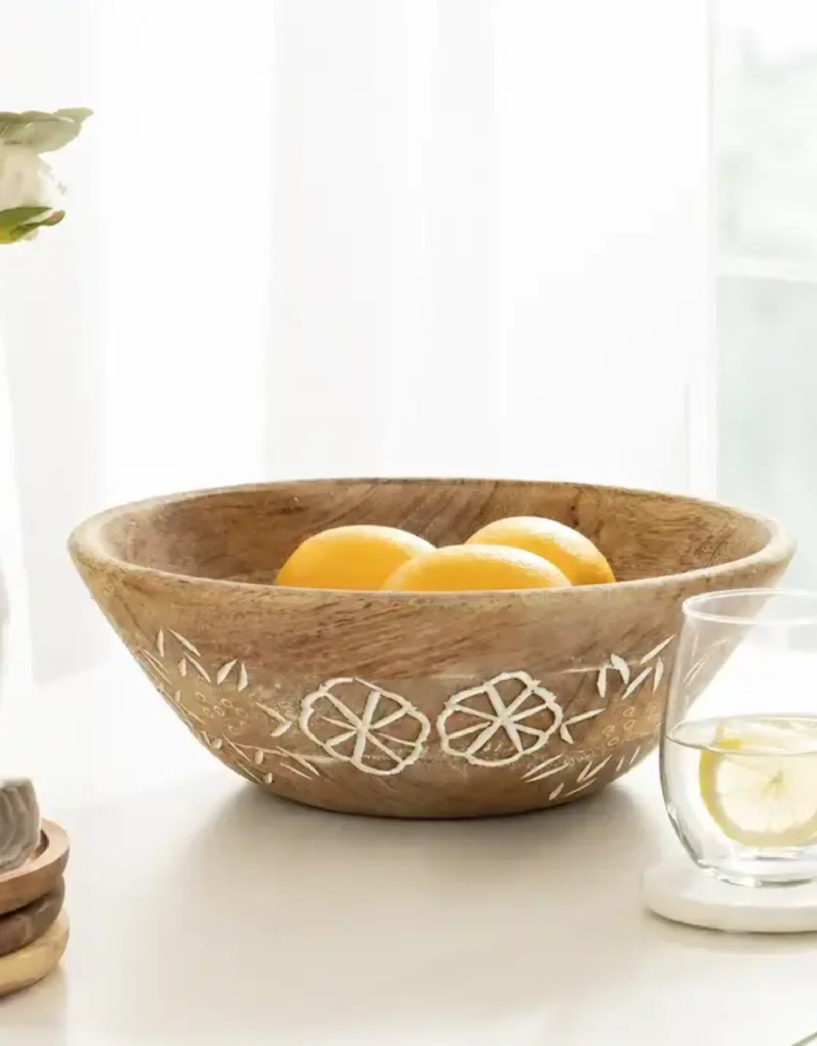 Mela Artisans Suru Valley Mangowood Bowls
