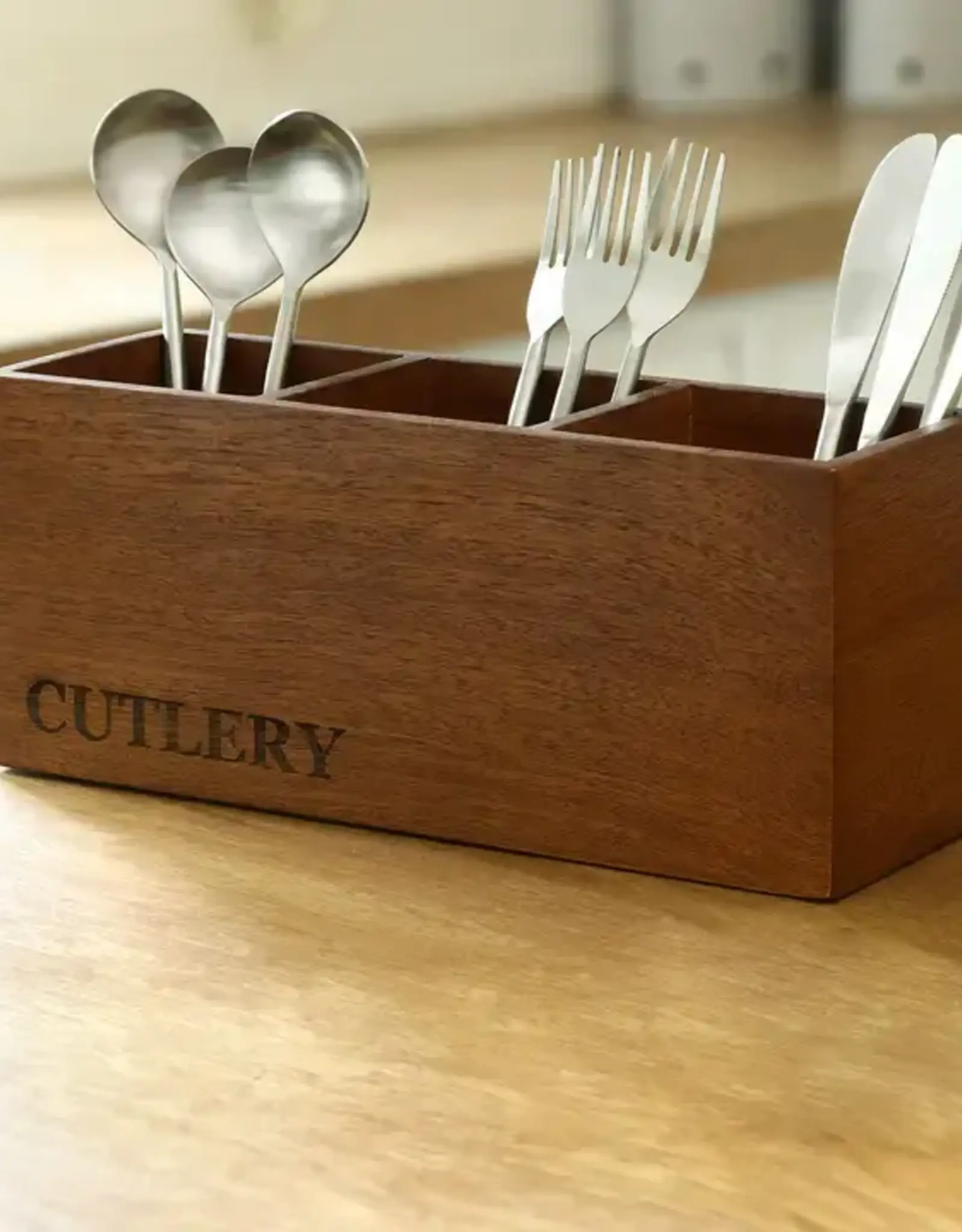 Mela Artisans Minima Wooden Caddy
