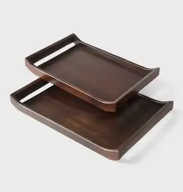 Mela Artisans Handcrafted Acacia Wood Serving Tray - Small