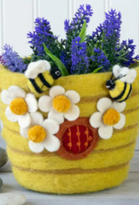 dZi Handmade Honey House Felt Pot