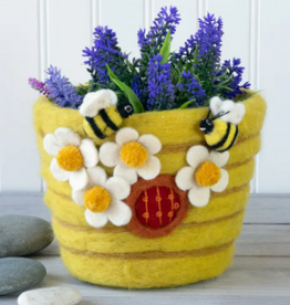 dZi Handmade Honey House Felt Pot