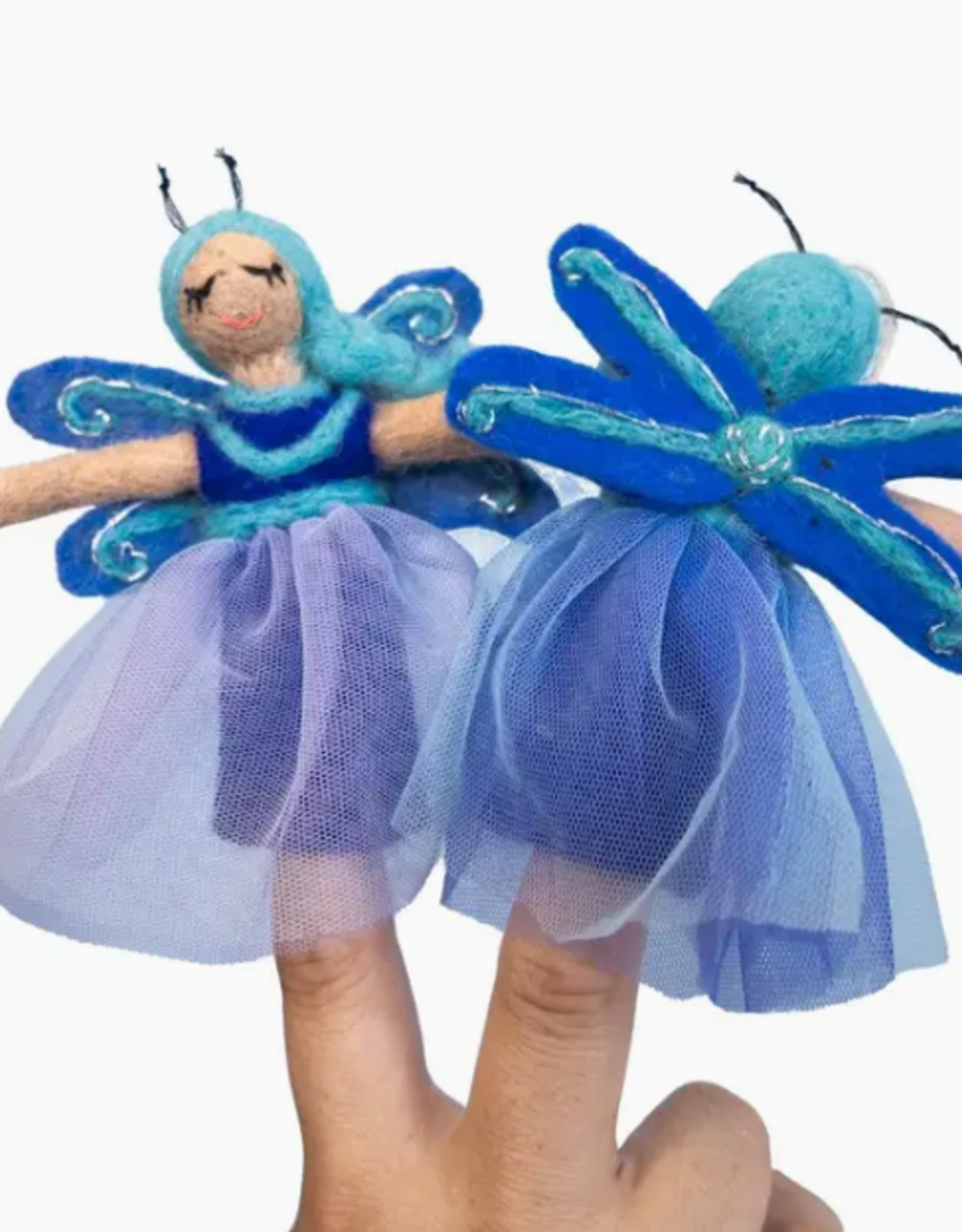 dZi Handmade Dragonfly Fairy Finger Puppet