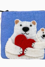 dZi Handmade Love Bear Coin Purse