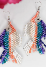 Lucia's Imports Beaded Fish Earrings