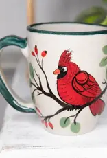 Lucia's Imports Cardinal Latte Cup