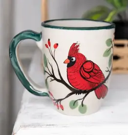 Lucia's Imports Cardinal Latte Cup