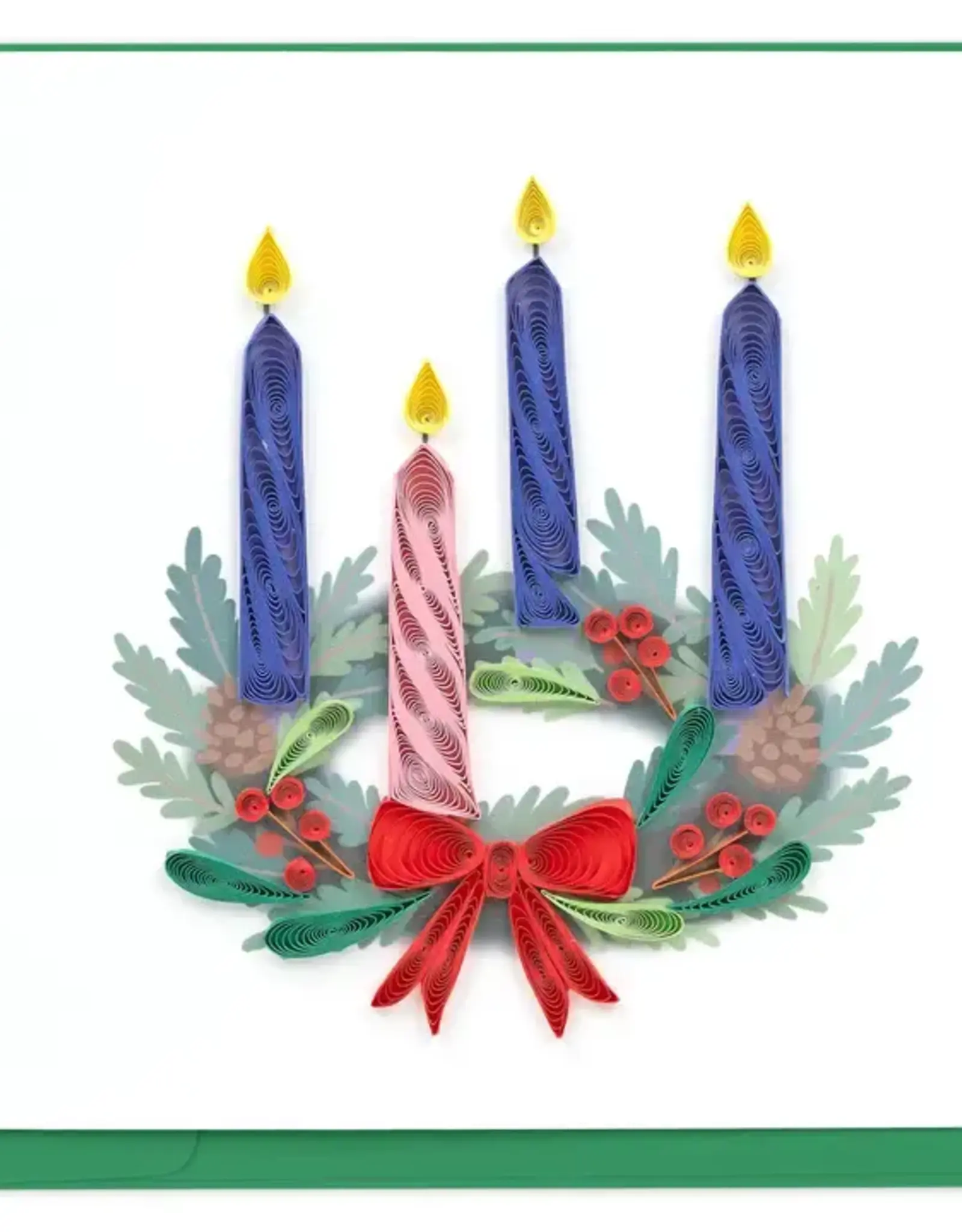 Quilling Card Quilled Advent Wreath Greeting Card