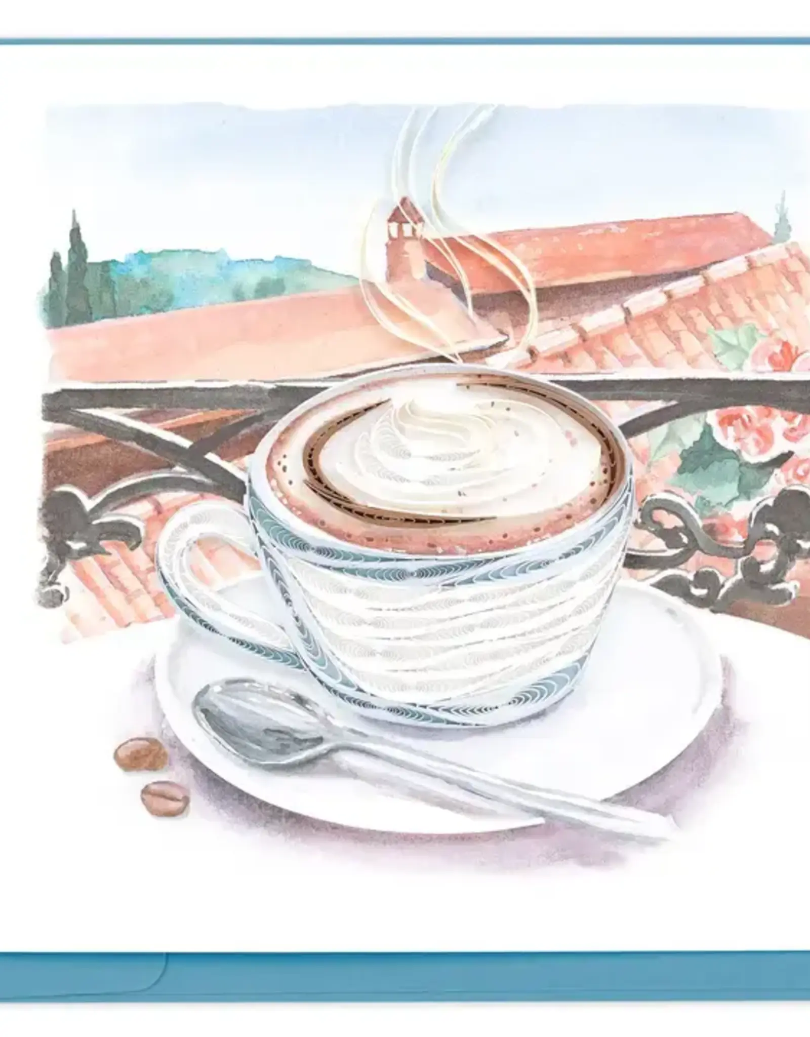 Quilling Card Quilled Cappuccino Greeting Card