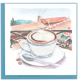 Quilling Card Quilled Cappuccino Greeting Card