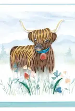 Quilling Card Quilled Highland Cow Greeting Card