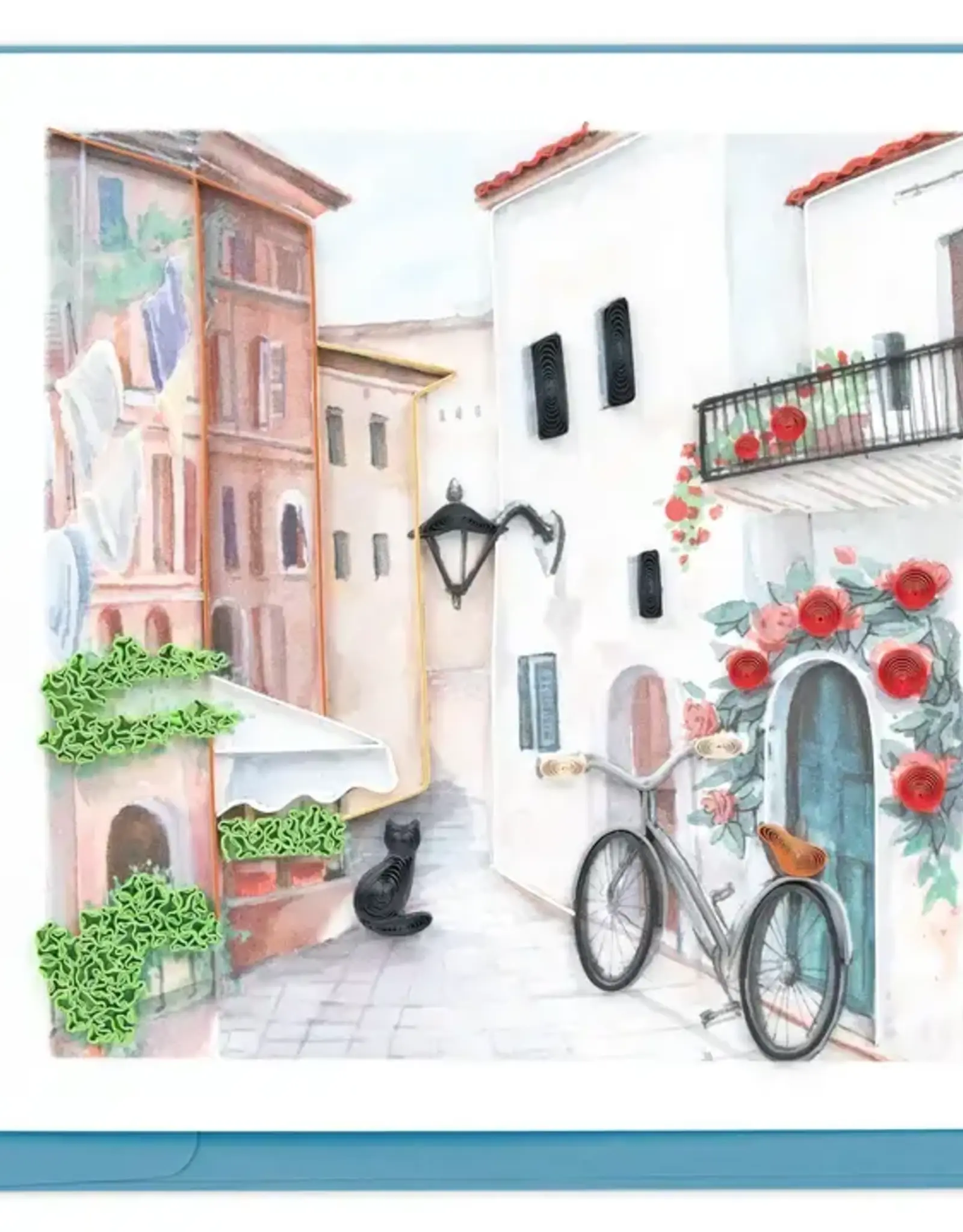Quilling Card Quilled Trastevere Greeting Card